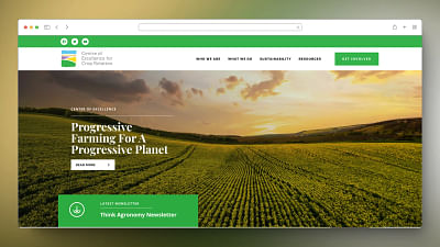 Empowering Farmers for Sustainable Agriculture - Website Creatie